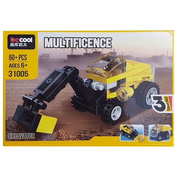 ساختنی دکول مدل Excavator کد ۳۱۰۰۵ از سری Multificence