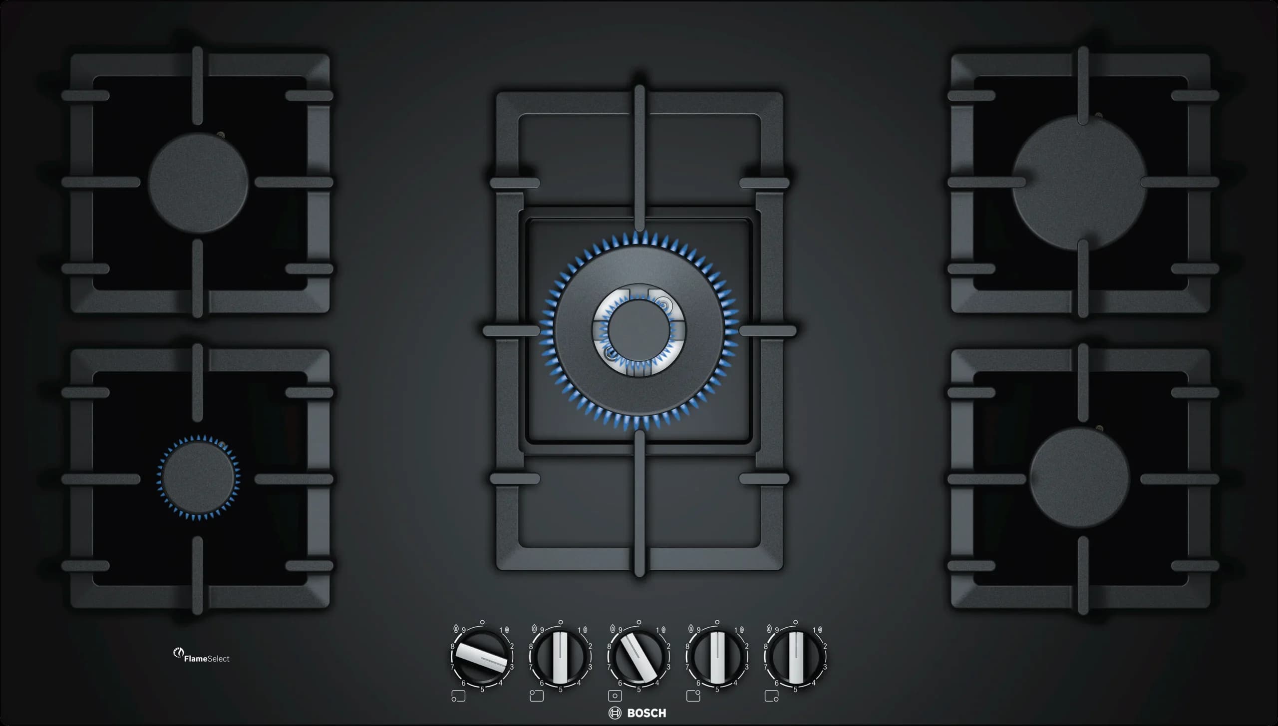 اجاق گاز صفحه ای بوش Bosch مدل PPQ9A6B90 — تصویر ۲
