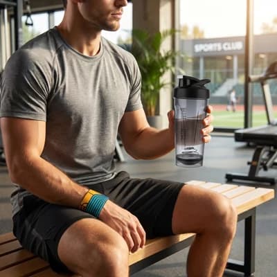 قمقمه شیکر 700cc MOVE BODY | مشکی — تصویر ۹