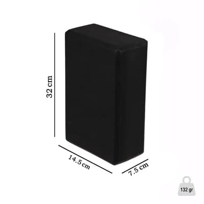 آجر بدنسازی یوگا TPE 22-14 | مشکی — تصویر ۷