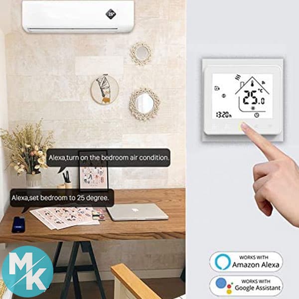 ترموستات فن کوئل هوشمند برند MOES مدل BAC-002 — تصویر ۵
