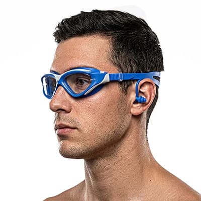 ست عینک و کوش گیر شنا AQUA DIVE 8027 | آبی