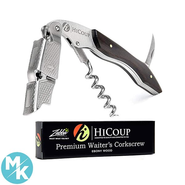 بطری و چوب پنبه بازکن پیچی برند HiCoup مدل HK