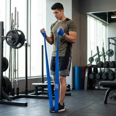 کش بدنسازی 5 متری LP 850 heavy | آبی — تصویر ۹