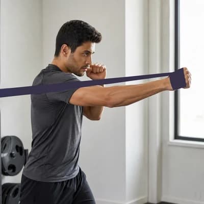 کش بدنسازی 5 متری LP 851 extra heavy | بنفش — تصویر ۹