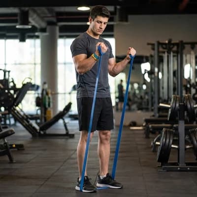کش بدنسازی 1.5متری LP 845 extra heavy | بنفش — تصویر ۹