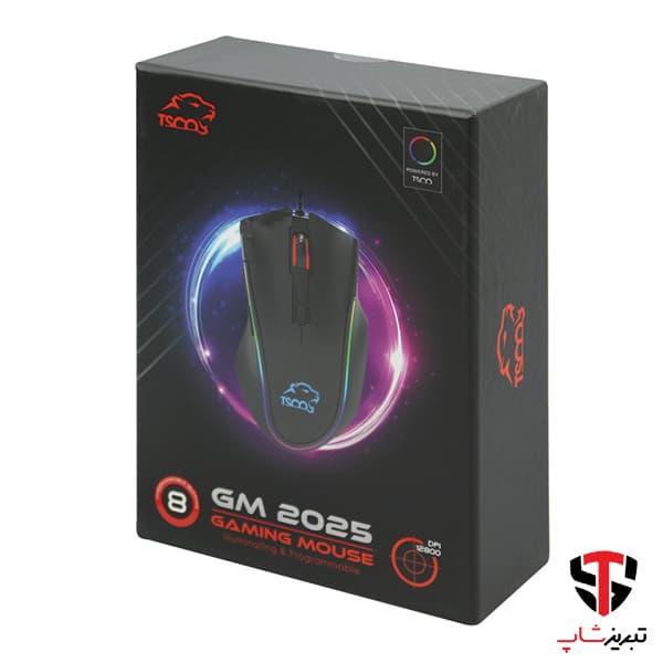 ماوس مخصوص بازی تسکو مدل GM 2025 — تصویر ۷