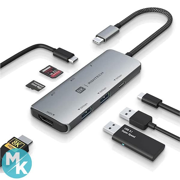 هاب 7 پورت برند RSHTECH مدل RSH-T02