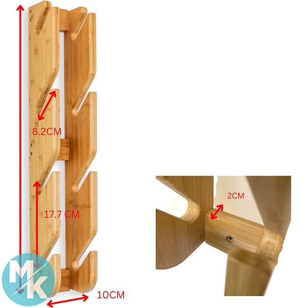 پایه نگهدارنده دیواری اسکیت برند COR Surf مدل 4board-01 — تصویر ۶