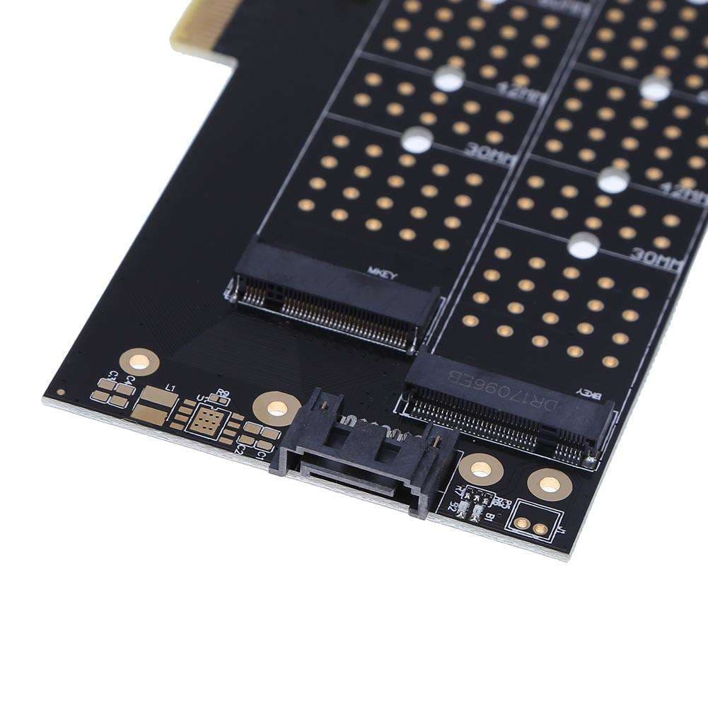 کارت تبدیل PCI-E به M.2 از نوع M و B (دو پورت) — تصویر ۱۱