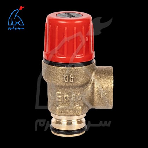 شیر اطمینان اورینگی V شکل برنجی – EPAC — تصویر ۹