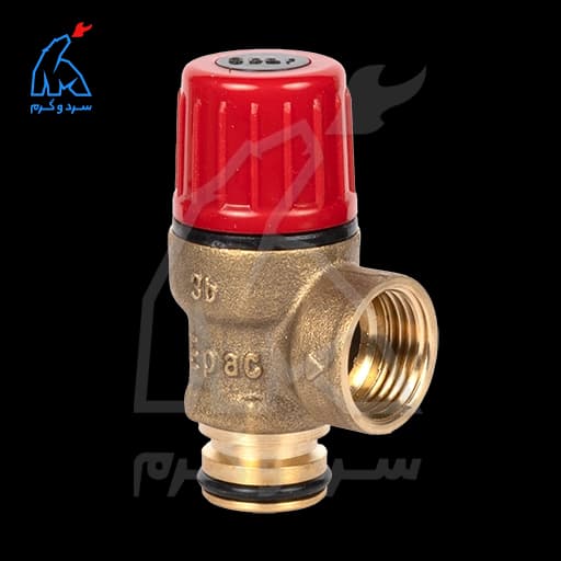 شیر اطمینان فیتینگی برنجی – رایا رادیس — تصویر ۷