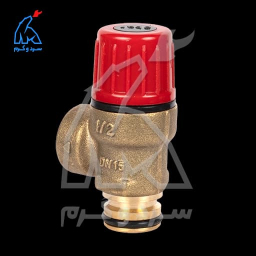 شیر اطمینان فیتینگی برنجی – رایا رادیس — تصویر ۶