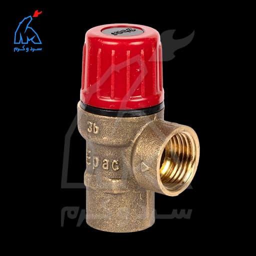 شیر اطمینان داخل رزوه برنجی – EPAC — تصویر ۵