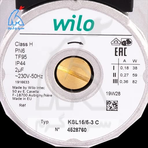 پمپ Wilo ویلو 82 وات سوکتی اورجینال — تصویر ۳