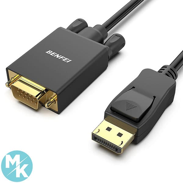 کابل DisplayPort به VGA 1080p برند BENFEI مدل b-106 black