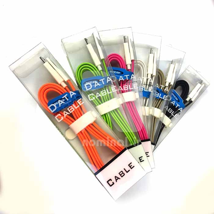 کابل شارژ اندروید micro-USB به USB فلت (رنگبندی) — تصویر ۱۰