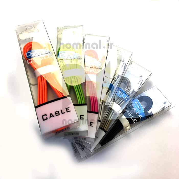 کابل شارژ اندروید micro-USB به USB فلت (رنگبندی) — تصویر ۱۱