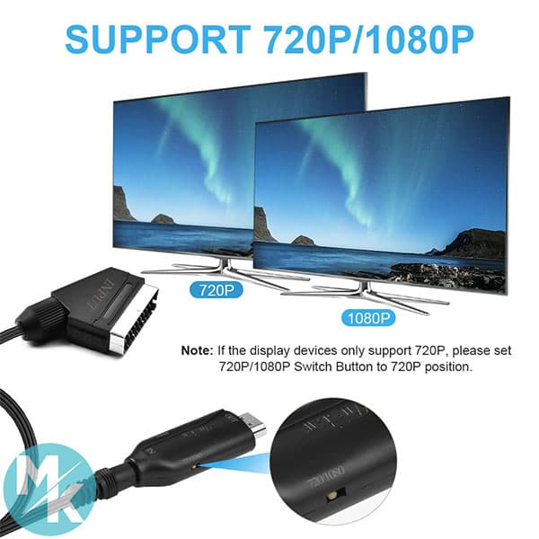 تبدیل SCART به HDMI HD برند AXFEE مدل Q1-3375742 — تصویر ۷
