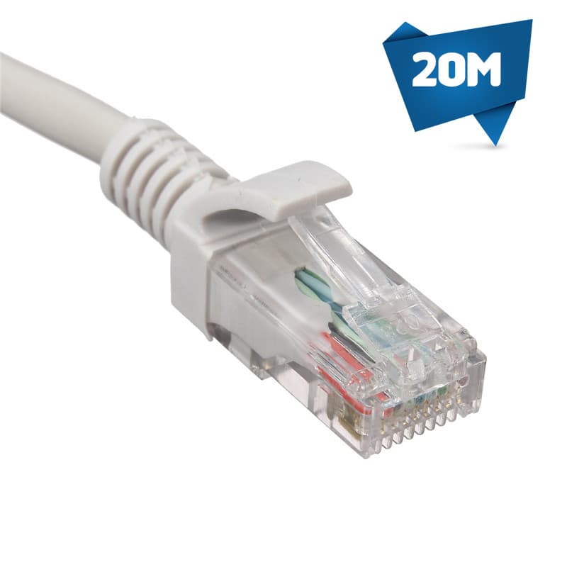 کابل شبکه 20 متری CAT5E لمونتک (20M)