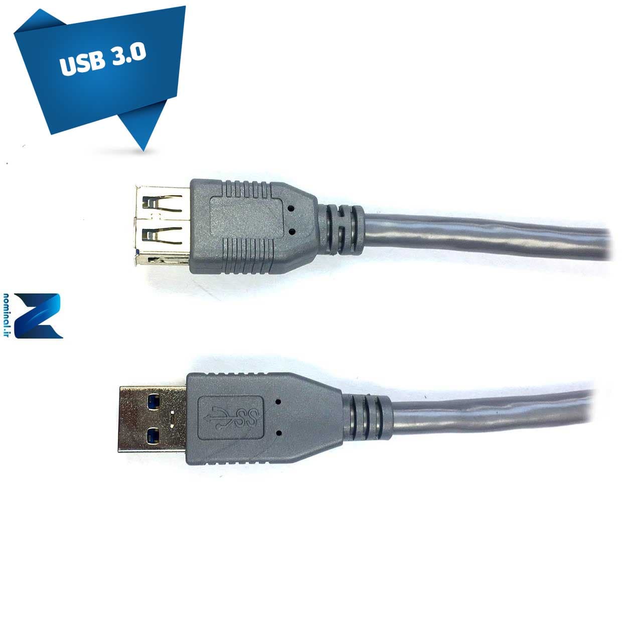 کابل افزایش طول USB 3.0 نقره ای 1.5 متری (SILVER)