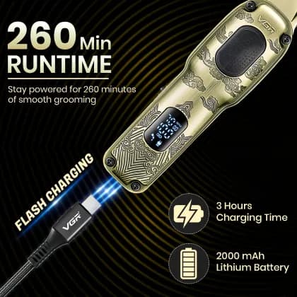ماشین اصلاح خط زن VGR وی جی آر مدل V-954 — تصویر ۴