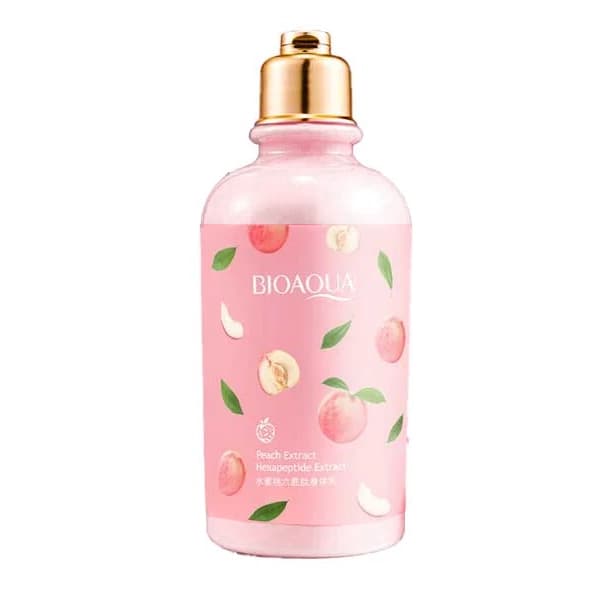 لوسیون بدن بیوآکوا BIOAQUA رایحه هلو Peach حجم 250 میلی لیتر — تصویر ۳