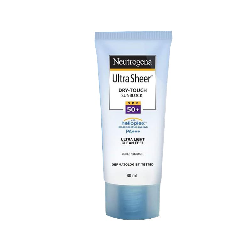 کرم ضد آفتاب بدون رنگ نوتروژینا Neutrogena حاوی SPF 50 حجم 80 میلی لیتر