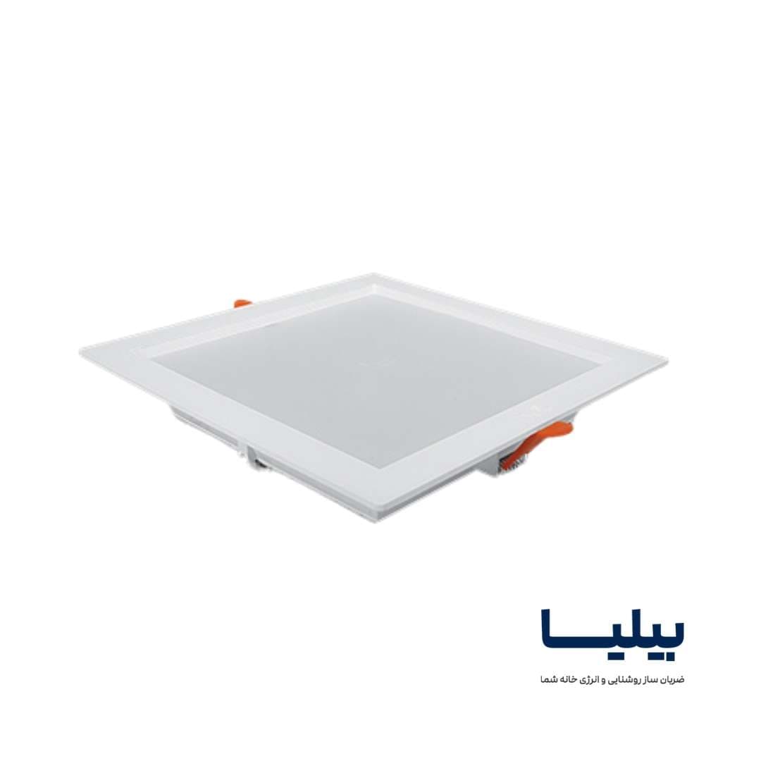 چراغ سقفی توکار مربعی 30 وات سولاریس پارس شعاع توس