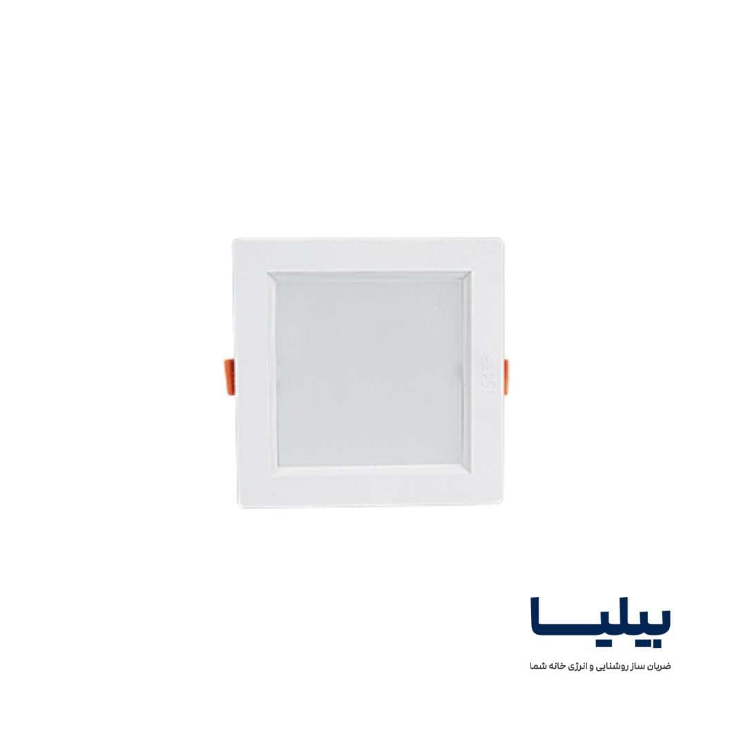 چراغ سقفی مربعی 12 وات سولاریس پارس شعاع توس