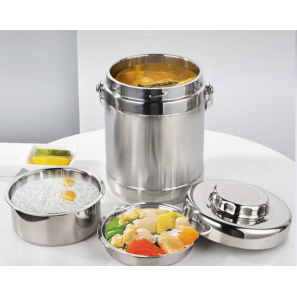 فلاسک سه طبقه نگهداری غذا JIATENG ظرفیت 1.6 لیتر — تصویر ۴