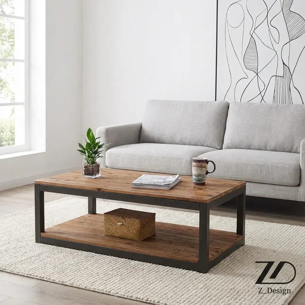 جلو مبلی اسپرت چوبی — تصویر ۹