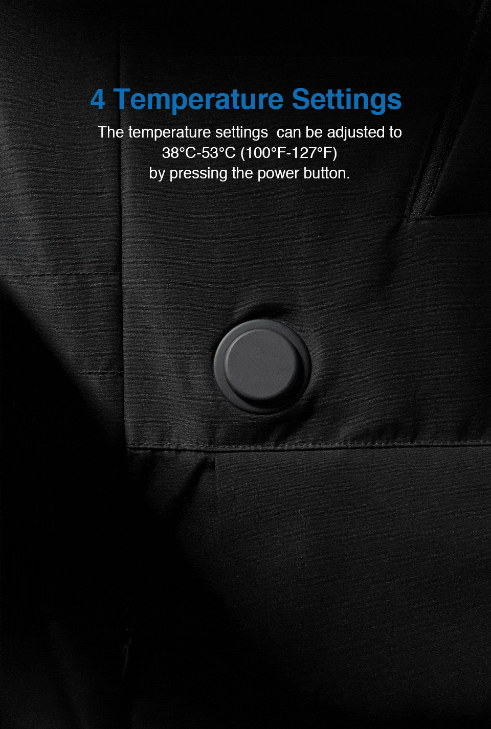 کاپشن هوشمند شیائومی مدل NinetyGo Smart Heated Down Jacket — تصویر ۷
