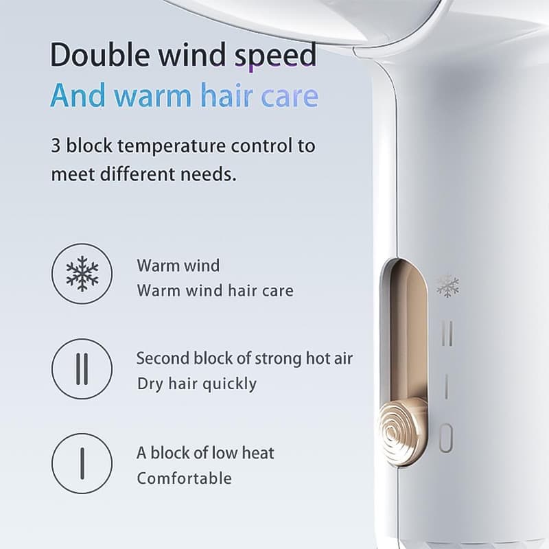 سشوار شیائومی انچن Xiaomi Enchen Air Plus Hair Dryer 900W — تصویر ۱۲