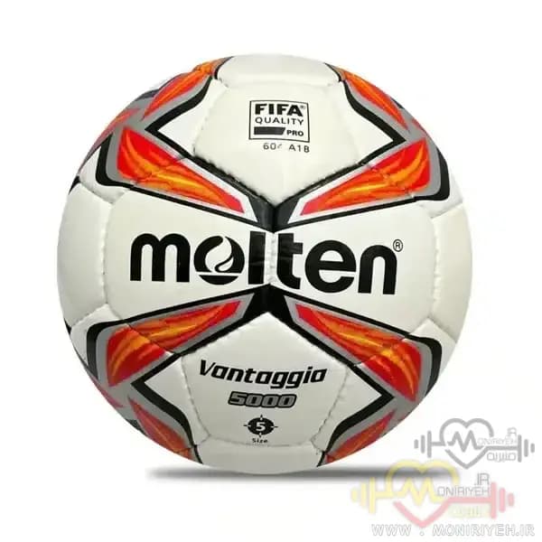 توپ فوتبال مولتن ونتجیو ۵۰۰۰(سفیدقرمز) — تصویر ۲