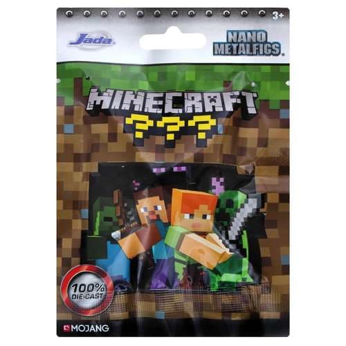 اسباب بازی شانسی جادا مدل مینی فیگور فلزی ماینکرفت Minecraft