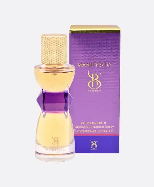 عطر جیبی برندینی طرح Manifesto زنانه — تصویر ۵
