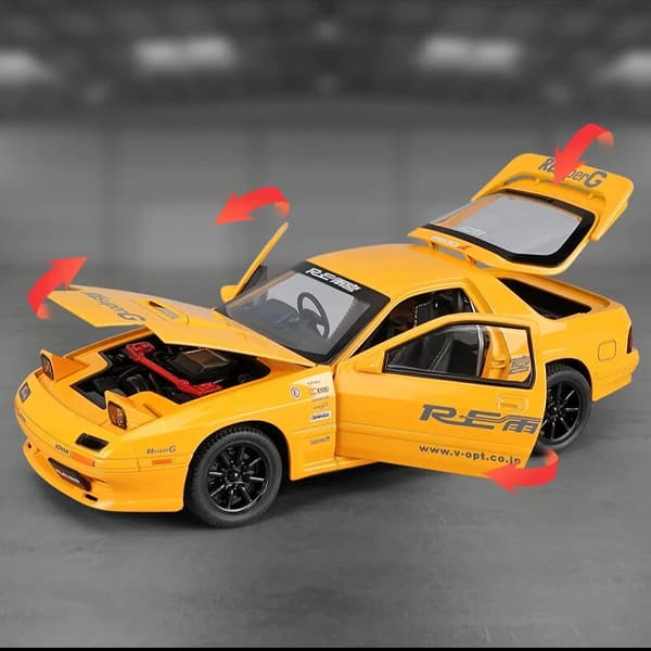 ماکت ماشین فلزی مزدا مدل Mazda RX7 FC — تصویر ۴