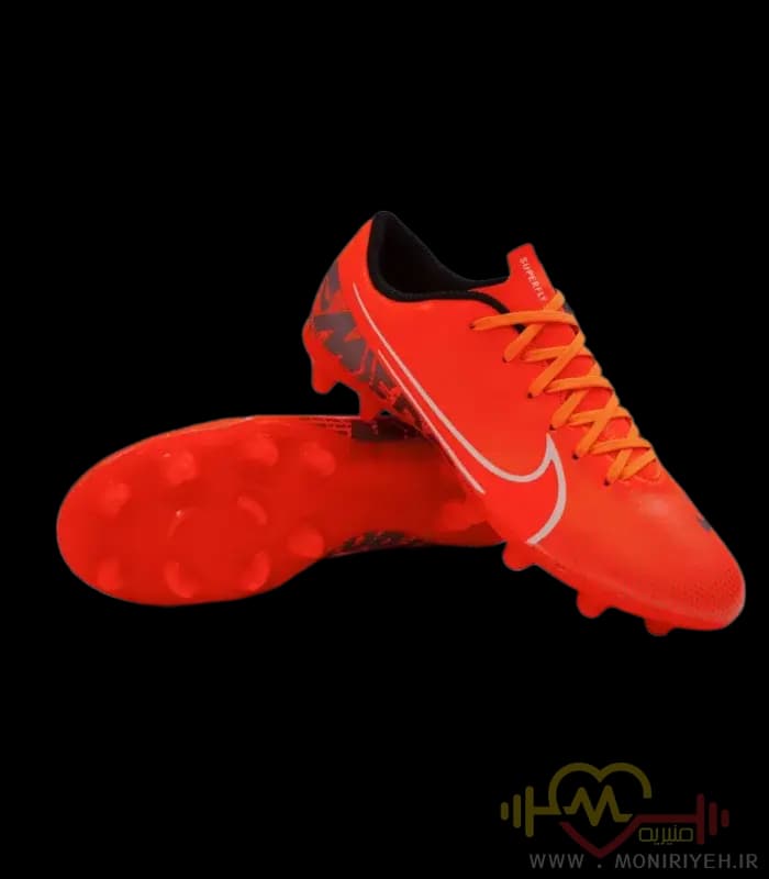 کفش فوتبال نایک Mercurial Superfly-نارنجی — تصویر ۶