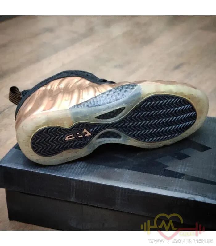 کفش بسکتبال نایک Air Foamposite Pro-رزگلد — تصویر ۵