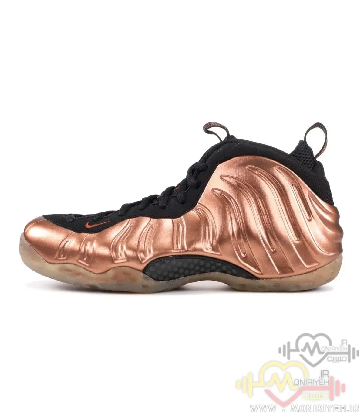 کفش بسکتبال نایک Air Foamposite Pro-رزگلد — تصویر ۲
