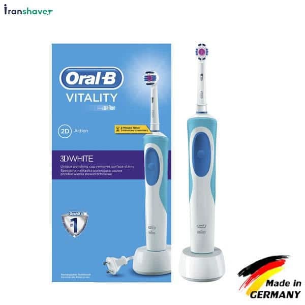 مسواک برقی اورال بی مدل D12.513w Vitality 3D White
