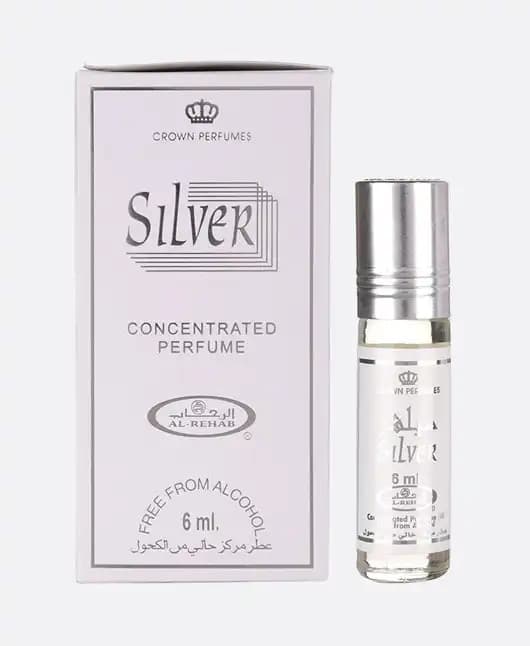عطر الرحاب مدل سیلور حجم 6 میلی لیتر