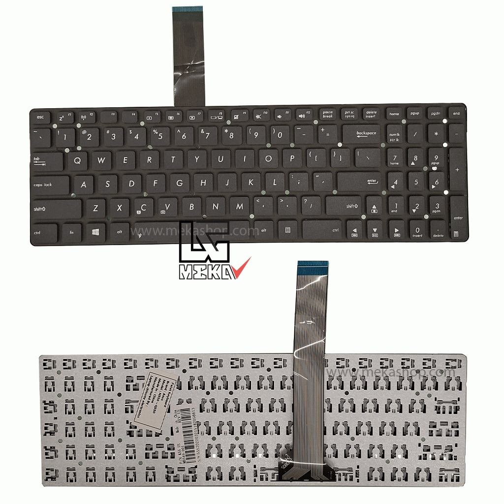 کیبورد لپ تاپ ایسوس Asus K55