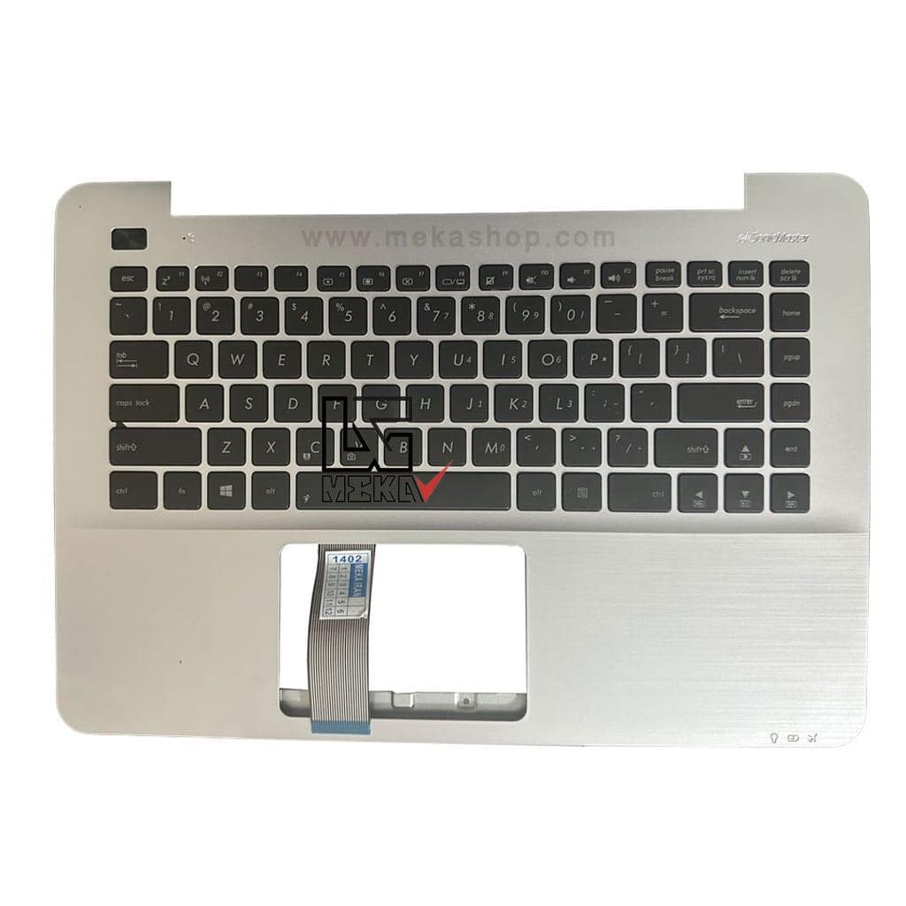 قاب کنار کیبورد با کیبورد لپ تاپ ایسوس ASUS X455