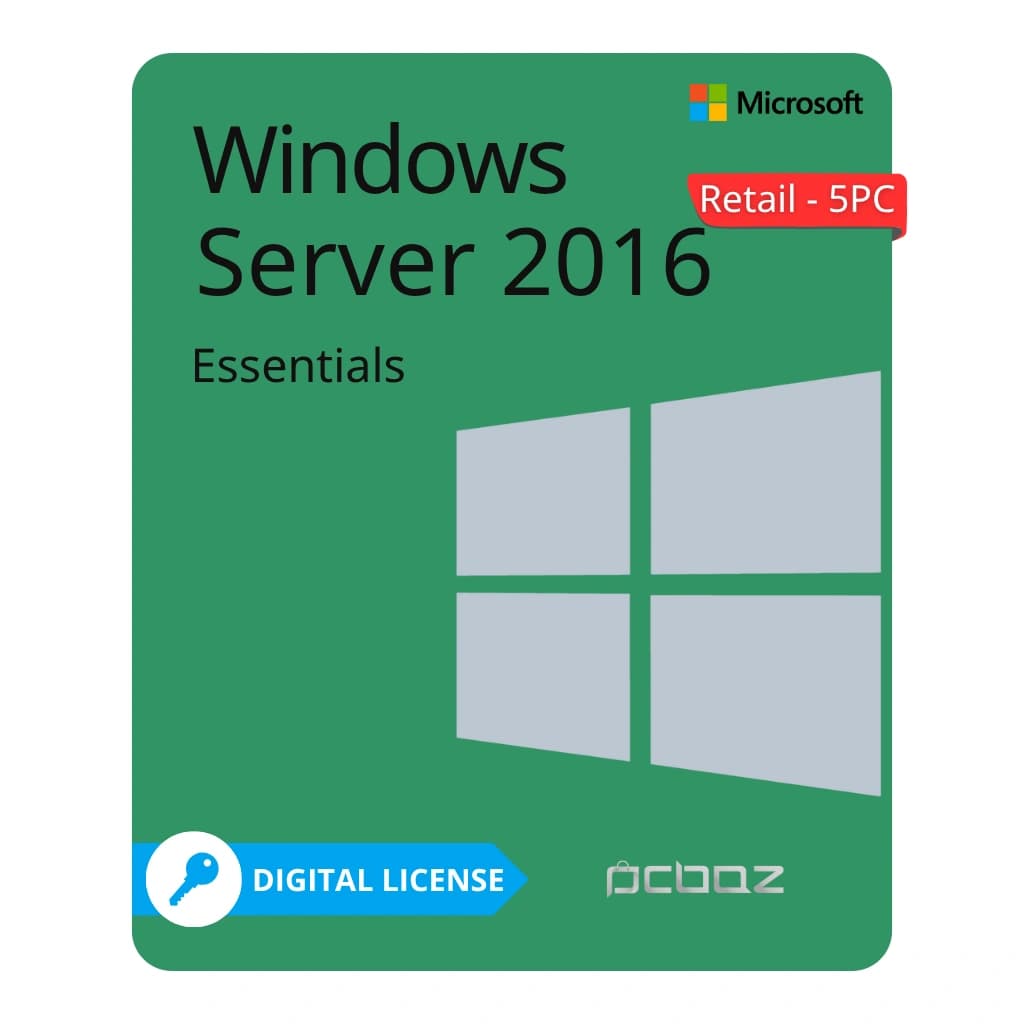 لایسنس ویندوز سرور 2016 اسنشیال (Retail-5PC) — تصویر ۳