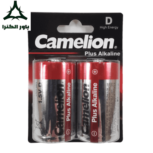 باتری پلاس آلکالاین سایز D کملیون Camelion | کارت 2 عددی — تصویر ۵