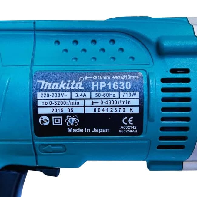 ست مینی فرز و دریل چکشی ماکیتا MAKITA HP1630 9555HN — تصویر ۹