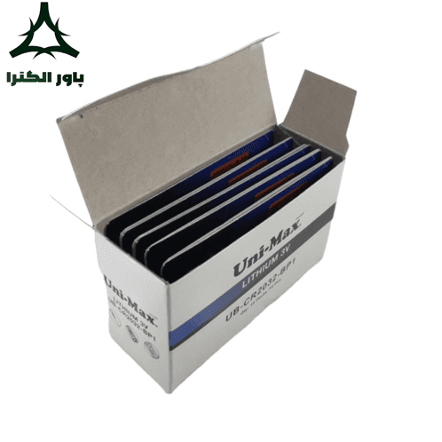باتری سکه ای CR2032 یونیمکس Uni-Max 3V | بسته 10 کارتی — تصویر ۶