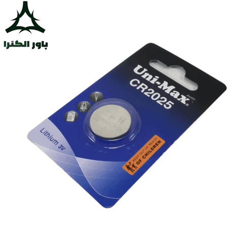 باتری سکه ای یونیمکس CR2025 Uni-Max 3V — تصویر ۷